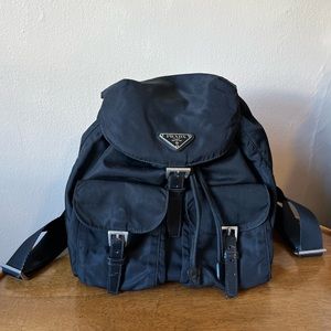 PRADA Nylon Black Small Backpack